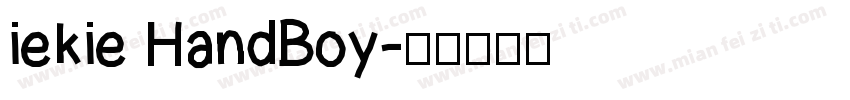 iekie HandBoy字体转换